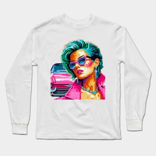 Pop Art, Pink Diamond | Catsie Cat Long Sleeve T-Shirt